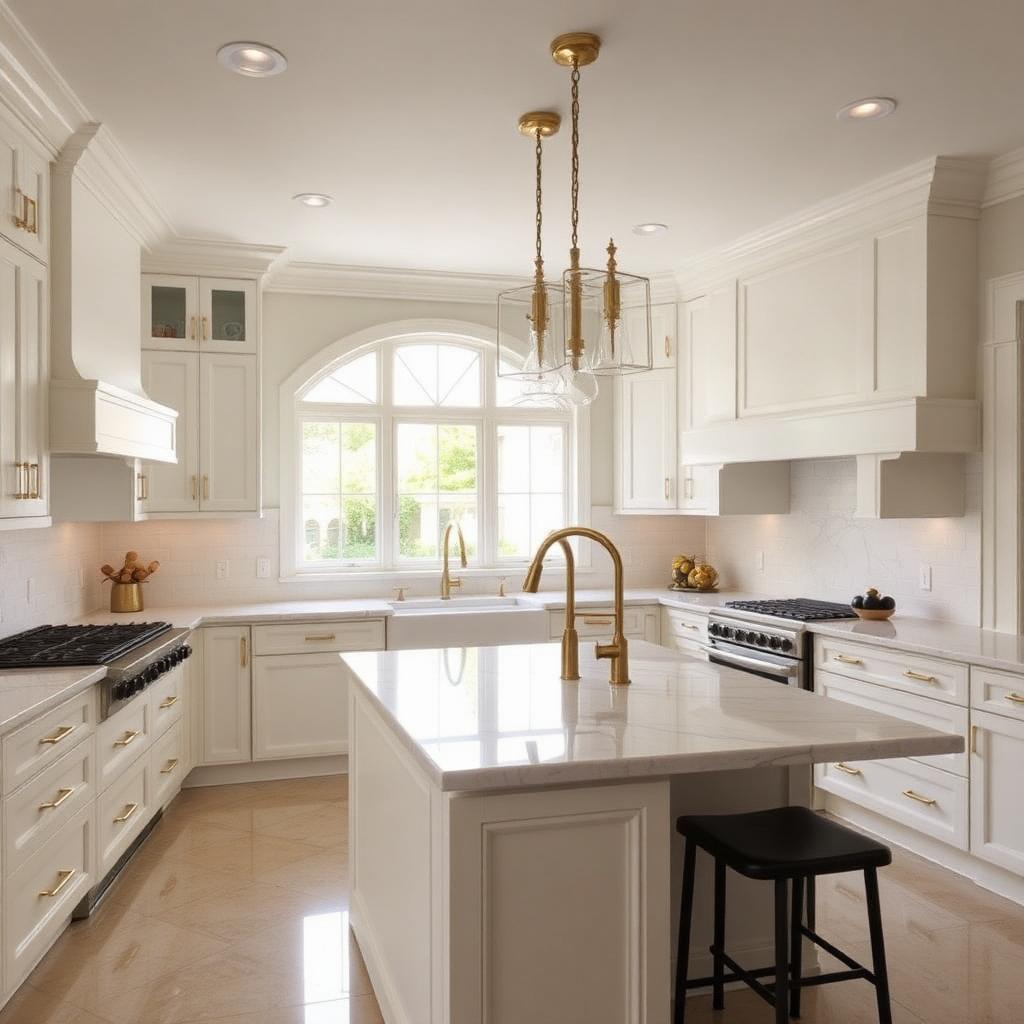 Renovated kitchen with premium finishes